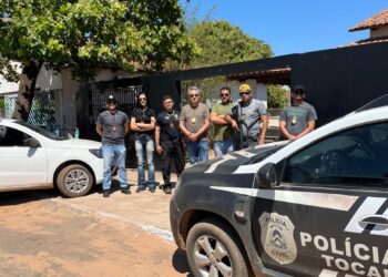 Equipes da Polícia Civil de Arraias cumpriram um mandado de prisão contra um homem de 65 anos, na zona rural do município de Paranã - Divulgação da SSP/TO.