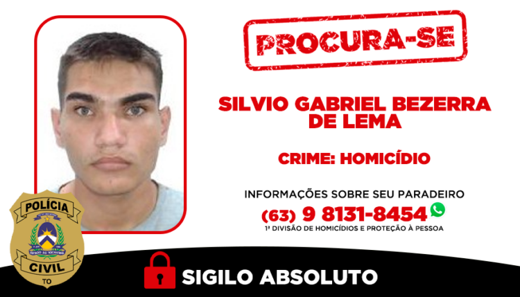 Silvio Gabriel Bezerra de Lema, de 21 anos, investigado pelo crime de homicídio de Lucas Neivas Mota, se apresentou na tarde desta terça-feira, 19